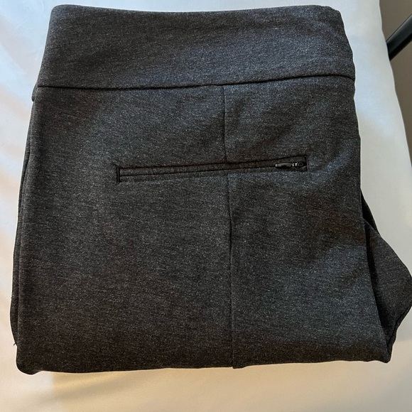 LOFT Dark Gray Zip Pocket Pintuck Skinny Leg Pants NWT - Picture 10 of 10